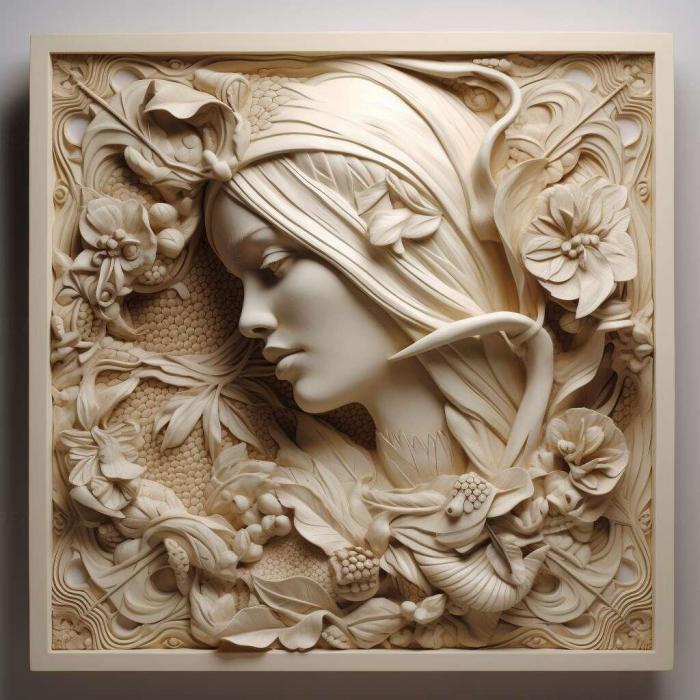 نموذج ثلاثي الأبعاد لآلة CNC 3D Art 